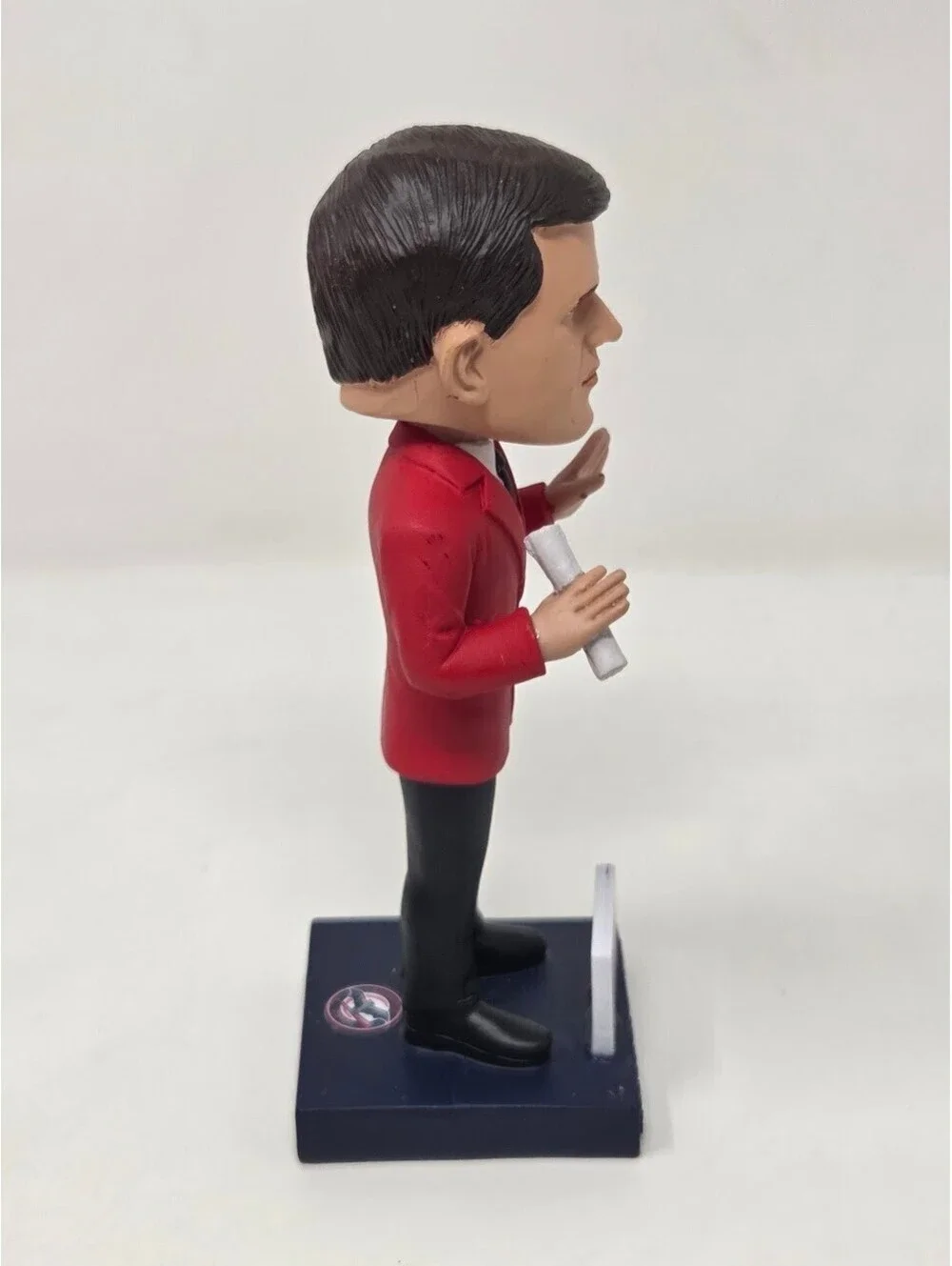 Denny Crum Louisville Cardinals 2024 BDA Sports Bobblehead Red Jacket NCAA